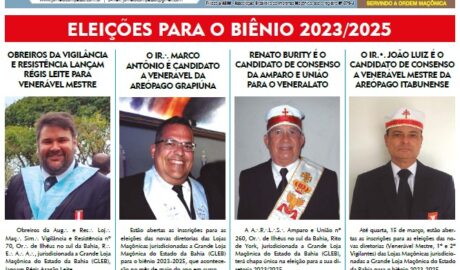O Compasso - Ano XI - n° 58 - Março | 2023 O Jornal do Maçom da Bahia