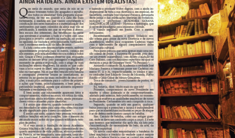 Jornal O Confrade Órgão da Academia Goiana Maçônica de Letras Ano 5 - Número 15 - Janeiro/Fevereiro 2023